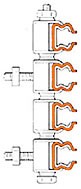 TH402: Quad Hanger Clamp 